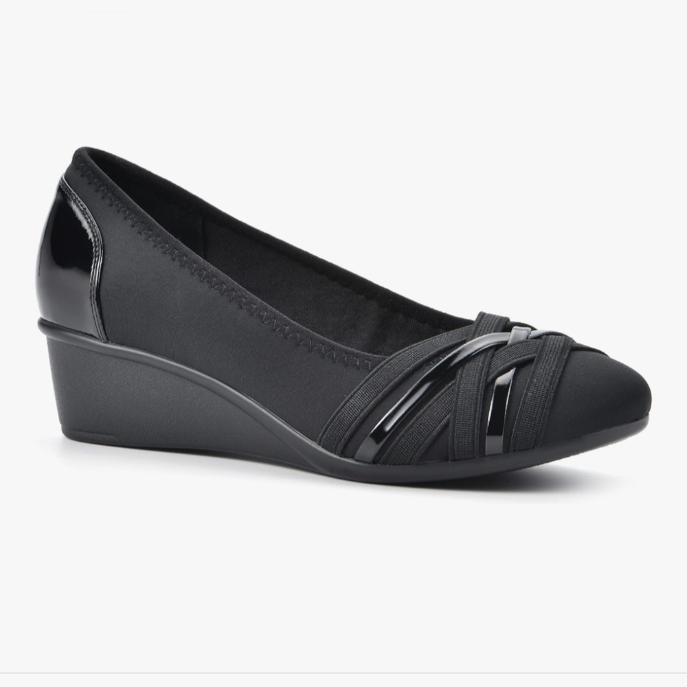 Cliffs by White Mountain Bowie Cushioned Ballet Wedge Heel #1249